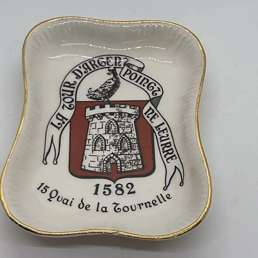 Vintage Longchamp France Trinket Dish/Ashtray - CHIP see photos
